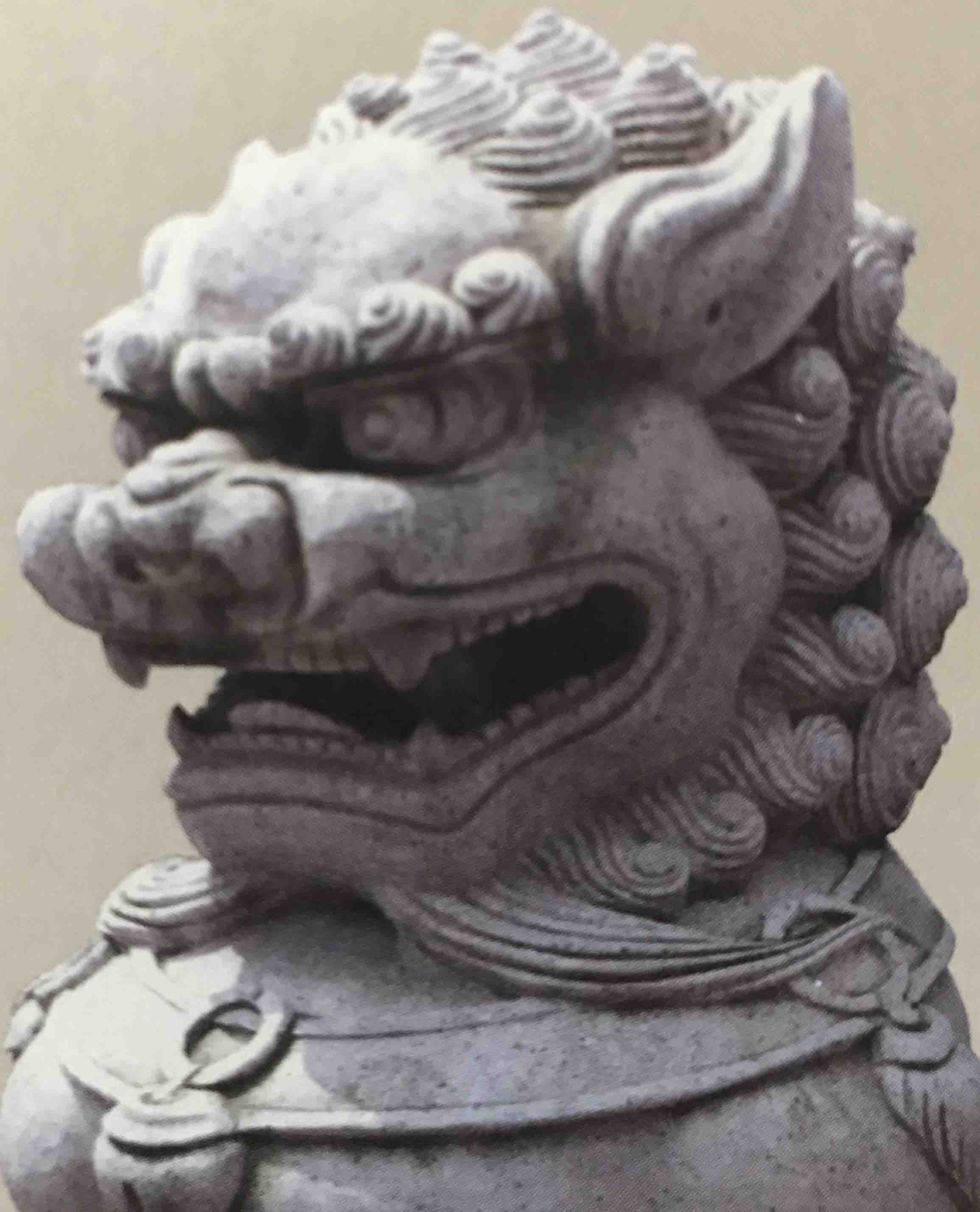 狮子头部的造型展现