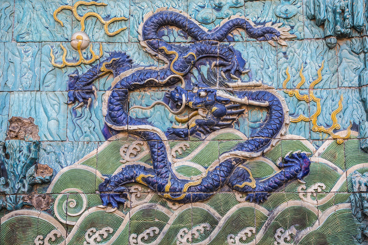 中国龙纹之故宫九龙壁