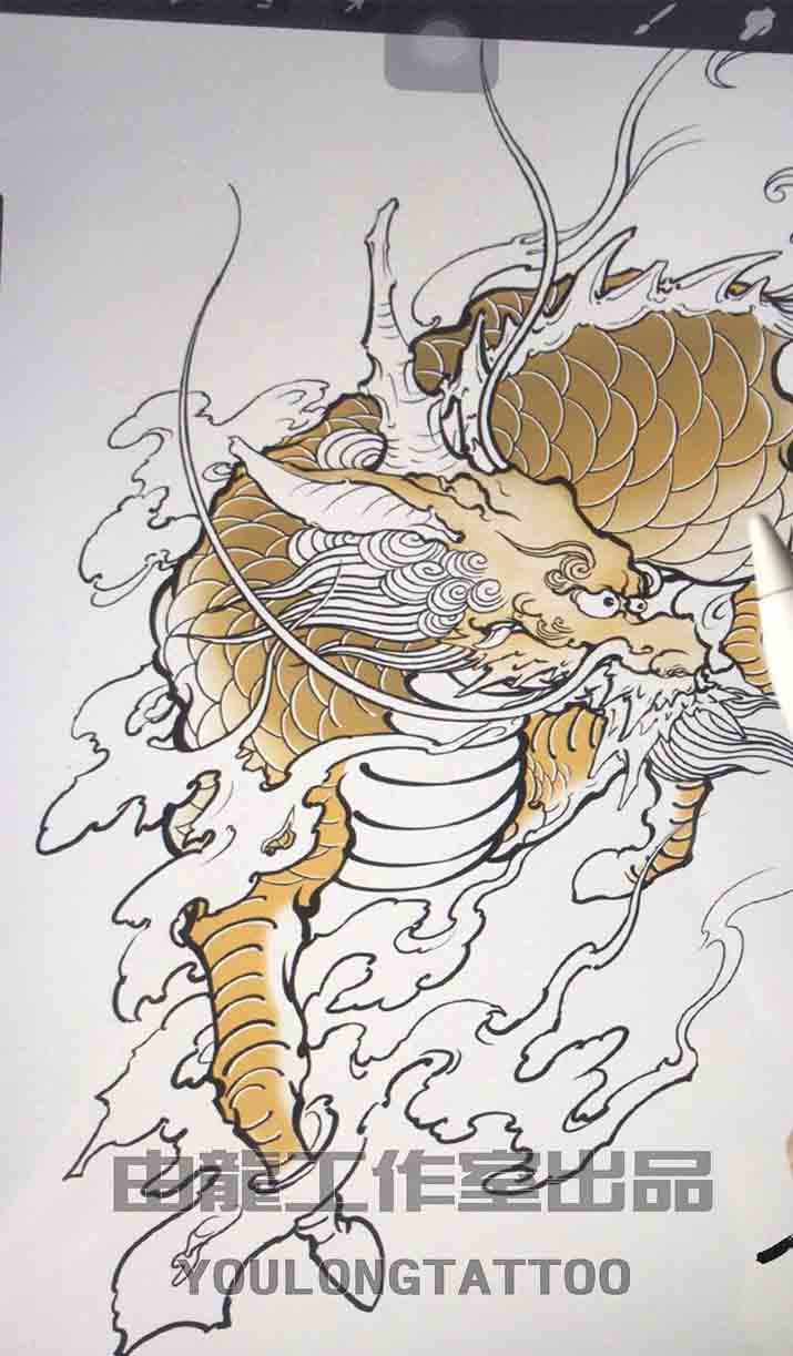 麒麟图由龙作品