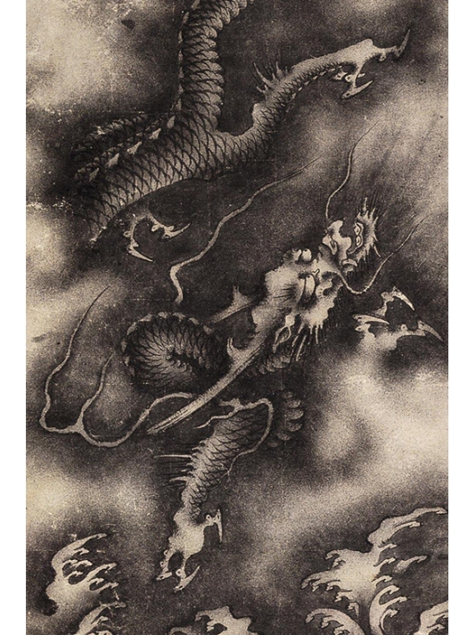 国画龙素材